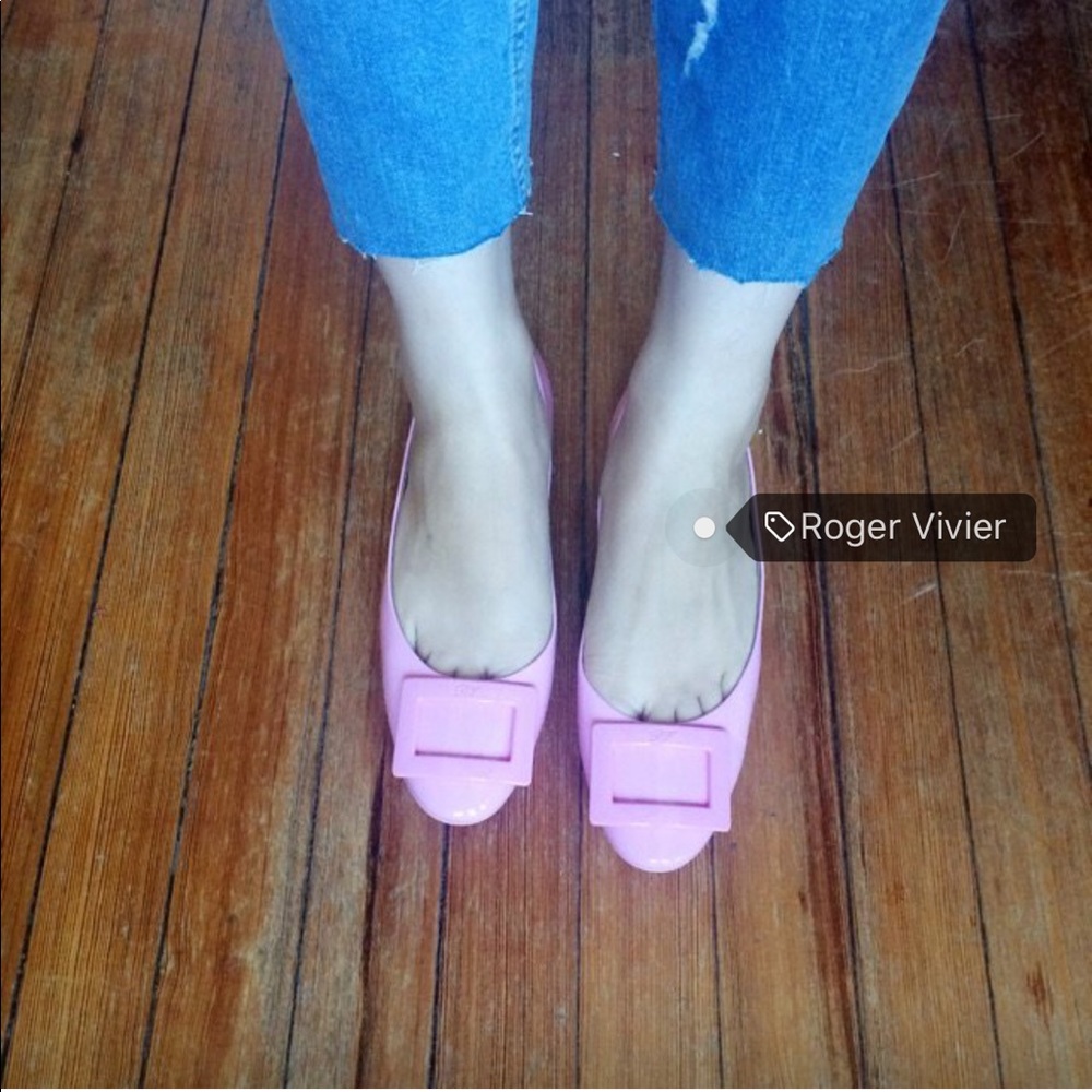 Roger Vivier Gommette Patent Ballerine Flats sz 40